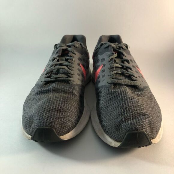 Nike Downshifter 7 womens running shoes lace up sneakers gray white size 10 - Picture 2 of 8
